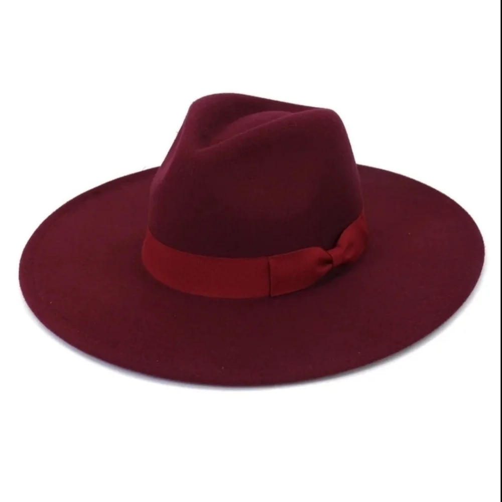 Large Size Wide Brim Unisex Fedora Hat